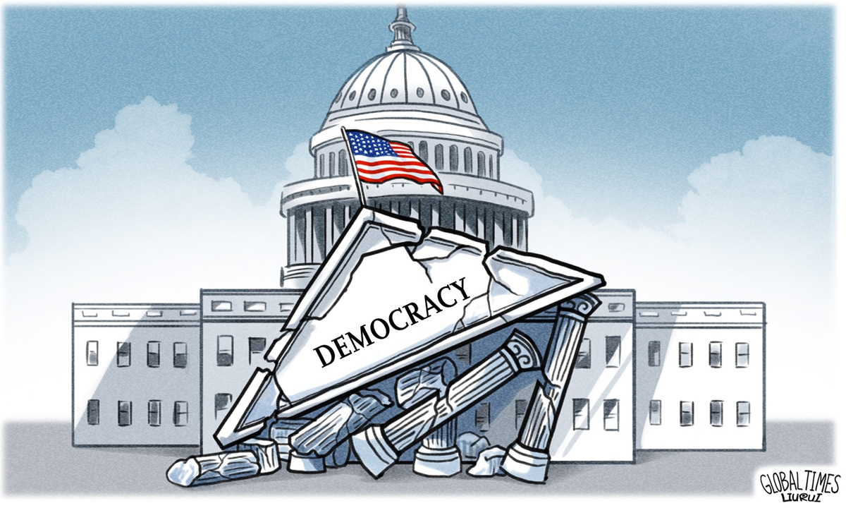 La falsa superioridad de EEUU y la exportación de la “democracia” Beijing. Por Zhang Mengxu, Globlal Times
