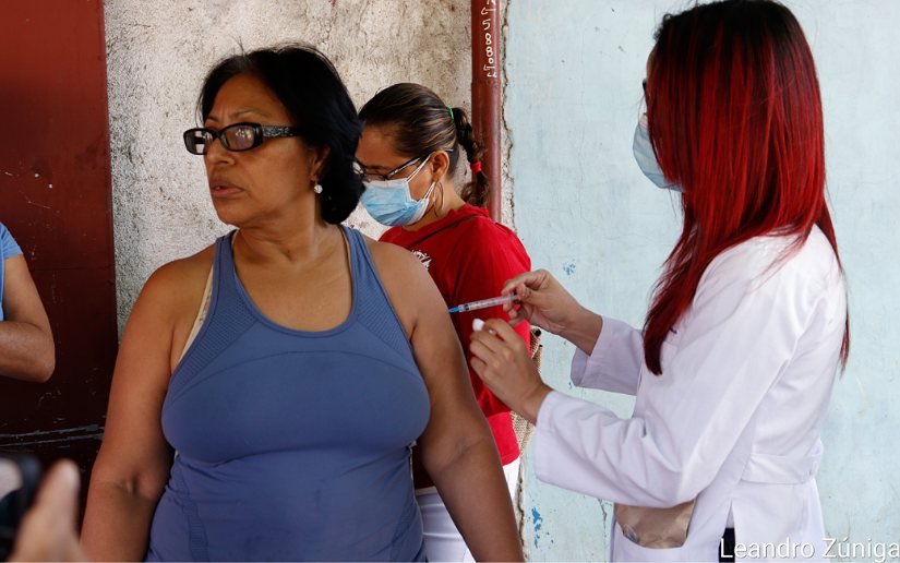 Continúa vacunación contra el coronavirus Managua. Radio La Primerísima/El 19 Digital