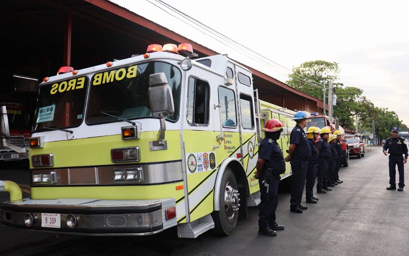 Listo cuartel de bomberos número 136 construido por gobierno Managua. Radio La Primerísima