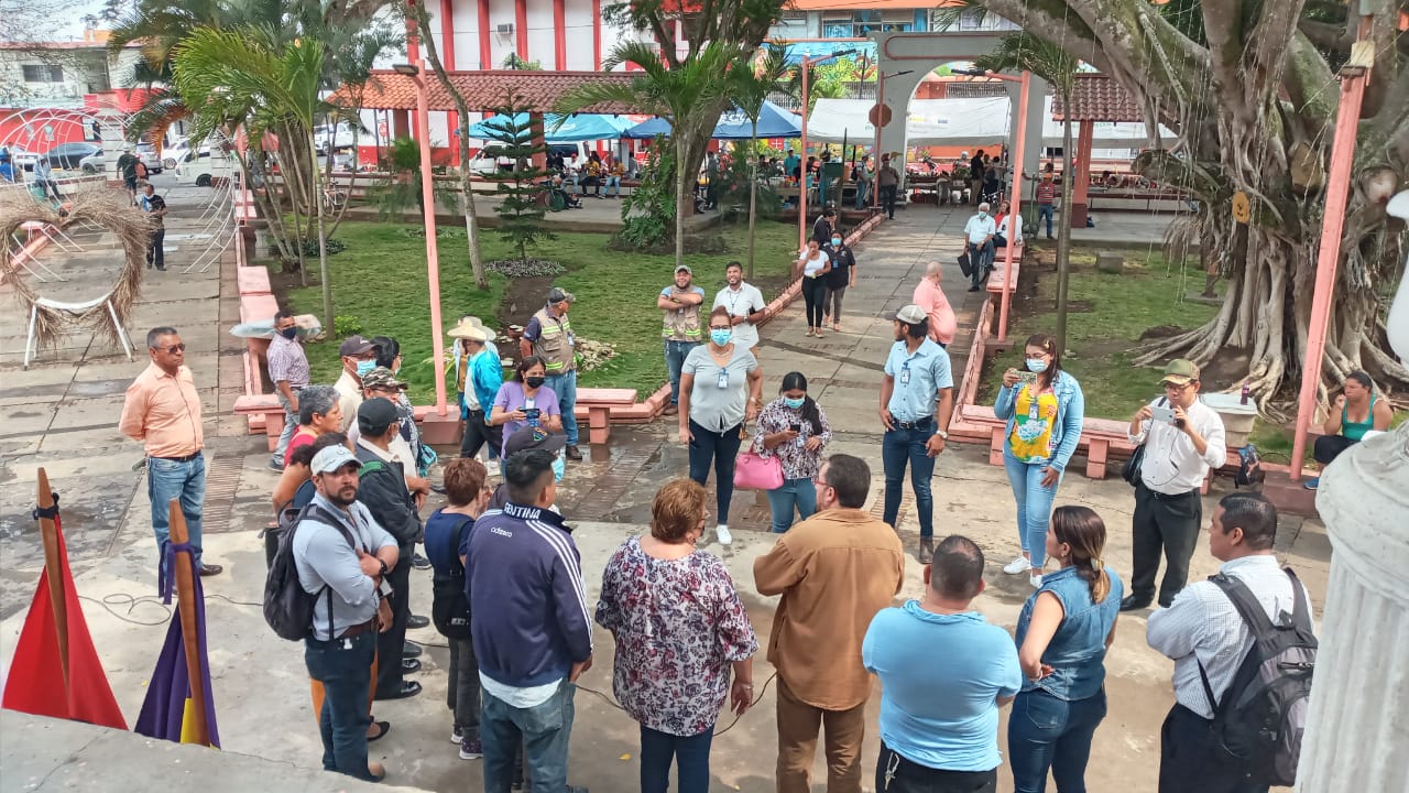 Remozarán parque central de Jinotepe Jinotepe. Manuel Aguilar/Radio La Primerísima