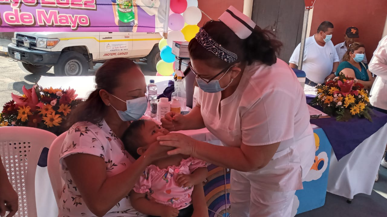 Segundo día de vacunación en Carazo Diriamba. Manuel Aguilar/Radio La Primerísima