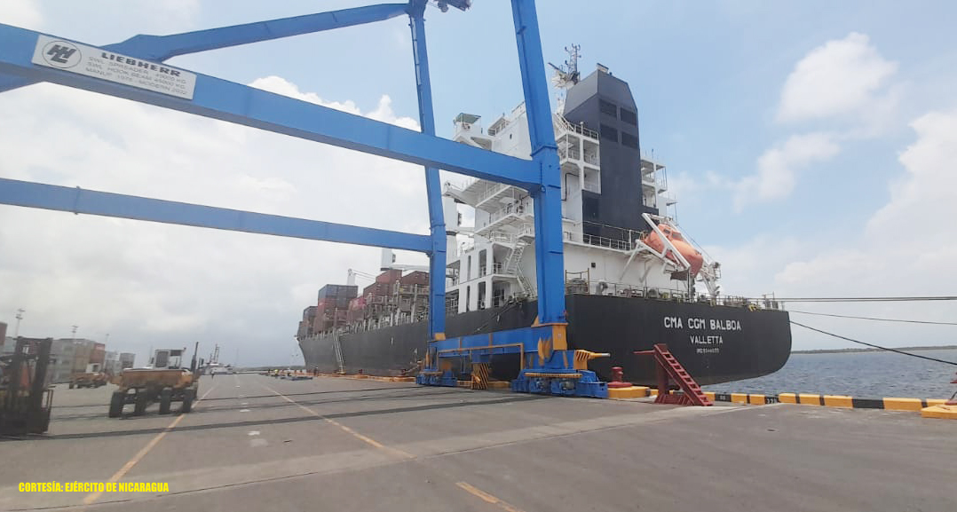 Ejército garantiza seguridad a embarcaciones comerciales Managua. Radio La Primerísima  