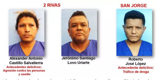 Policía pone tras las rejas a nueve delincuentes en Rivas Managua. Radio La Primerísima