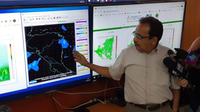 INETER predice continuidad de lluvias Managua. Radio La Primerísima