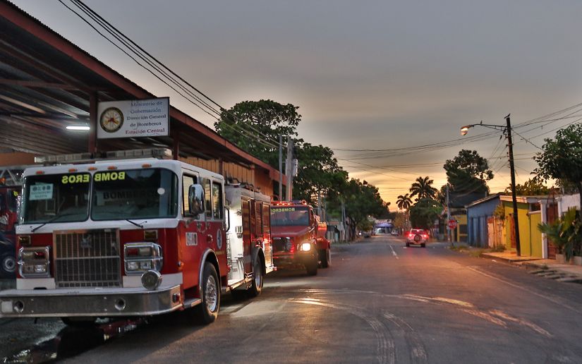 Envían cisternas a nueva estación de bomberos en Niquinohomo Managua. Radio La Primerísima