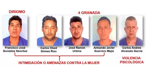 Policía captura a siete delincuentes de alta peligrosidad en Granada Managua. Radio La Primerísima