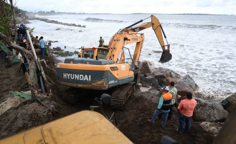 Siguen trabajos para proteger a corinteños que viven en zonas costeras Managua. Radio La Primerísima