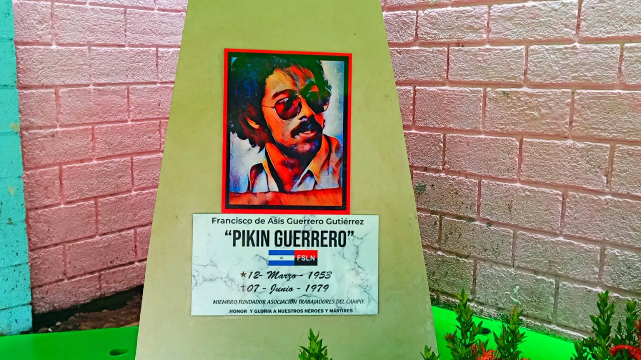 Sandinistas de Diriamba recuerdan a Pikín Guerrero Managua. Manuel Aguilar/ Radio La Primerísima 