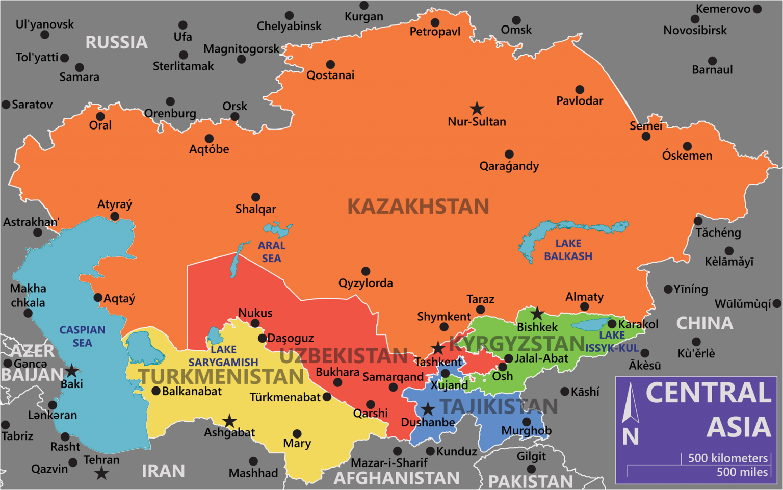 Asia Central: trampolín contra Rusia, China e Irán Instituto de Estrategia Rusa | RUSSTRAT