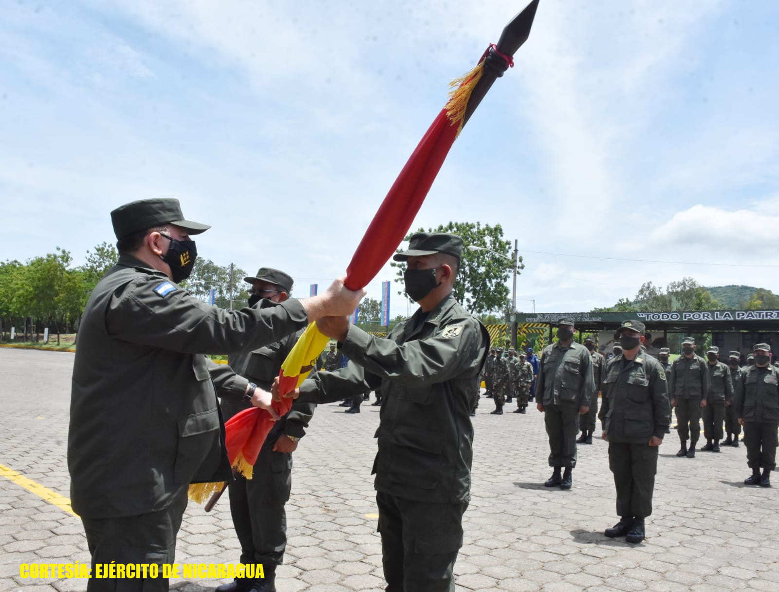 Escuela Nacional de Sargentos con nuevo jefe Managua. Radio La Primerísima
