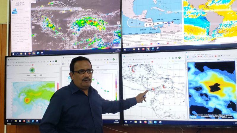 Avanza Depresión Tropical en ruta a Mar Caribe Managua. Danielka Ruiz/Radio La Primerísima