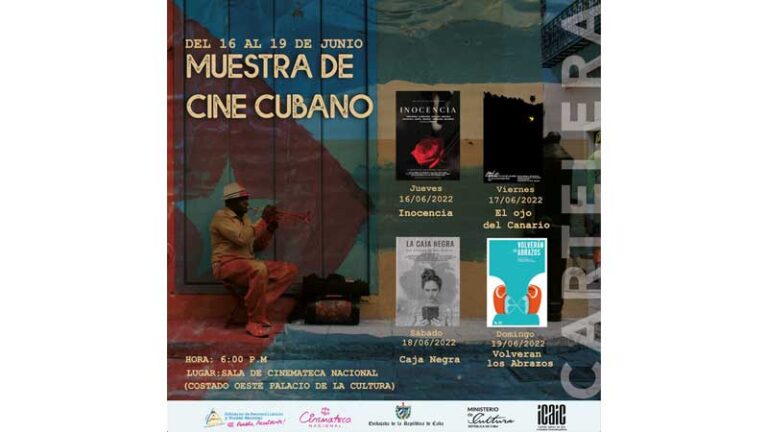 Exhibirán muestra de cine cubano en el país Managua. Prensa Latina