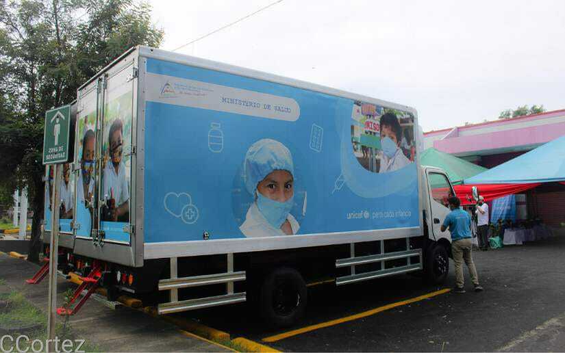 Unicef dona medios refrigerantes para traslado de vacunas Managua. Radio La Primerísima