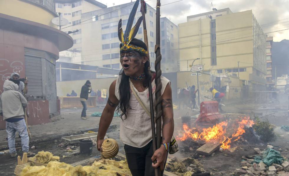 Indígenas mantienen protestas en Ecuador Quito. Agencias