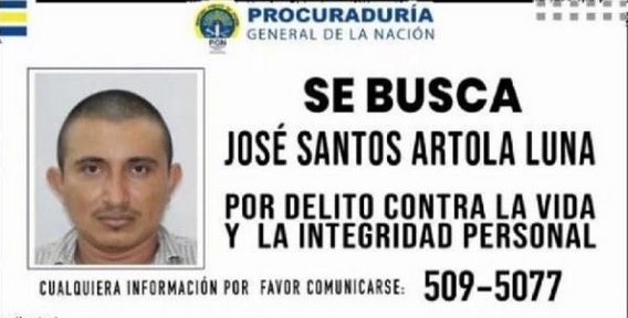 Policía de Panamá circula a compatriota involucrado en un crimen Managua. Radio La Primerísima