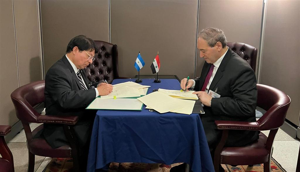 Nicaragua firma acuerdo de exención de visados con Siria y Kazajistán Managua. Radio La Primerísima 