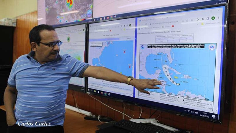 Tormenta tropical IAN podría ocasionar precipitaciones Managua. Radio La Primerísima