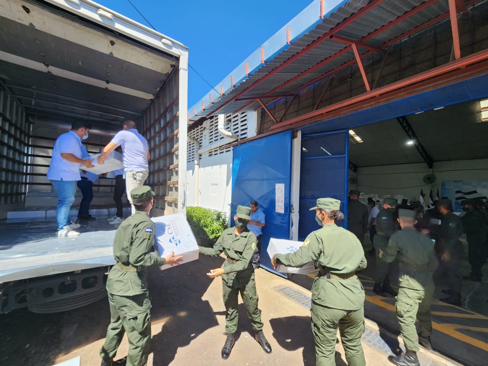 Más de 31 mil militares y policías resguardarán las maletas electorales Managua. Danielka Ruiz/ La Primerísima