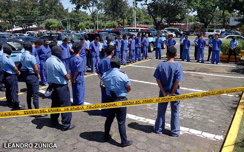 Tras las rejas 53 delincuentes de alta peligrosidad Managua. Jerson Dumas/ La Primerísima