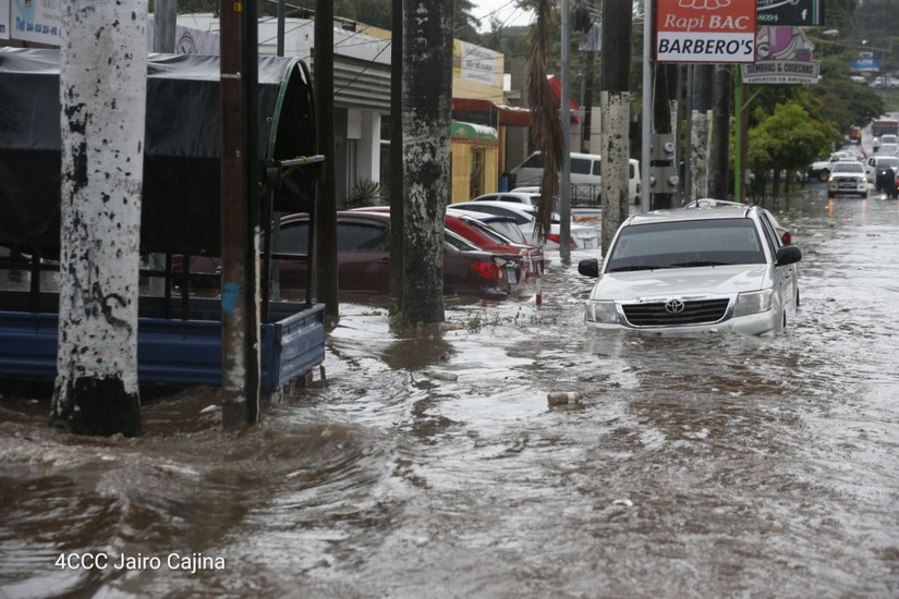 Lluvias afectaron 350 casas en 13 barrios de Managua Managua. Radio La Primerísima