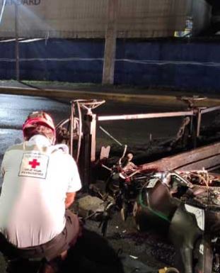 Motociclista murió tras estrellarse contra maquinaria de recarpeteo de calles Managua. Radio La Primerísima 