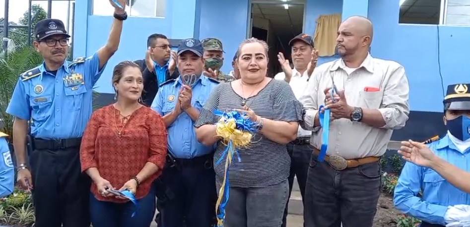 Inauguran subdelegación policial en Plan de Grama Managua. Jerson Dumas, Radio La Primerísima