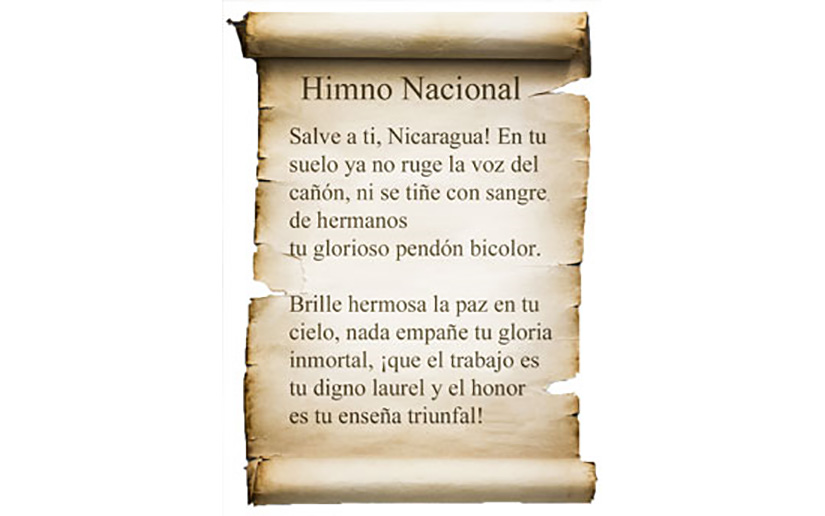 Himno Nacional cumple 104 años de ser cantado por primera vez Managua. Radio La Primerísima