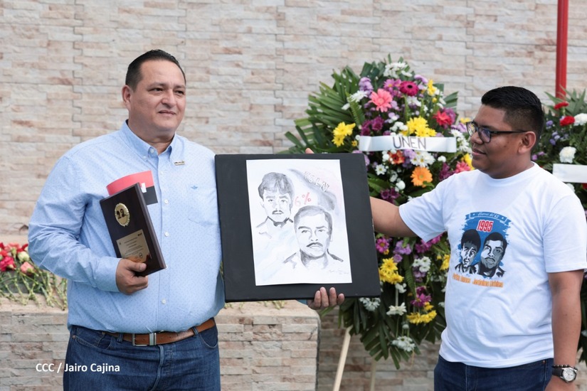 Conmemoran aniversario de los Héroes y Mártires del 6% Managua. Radio La Primerísima