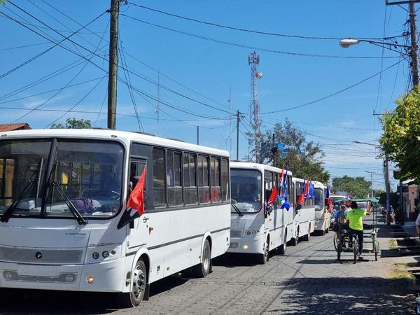 Ya están en el país 150 nuevos buses rusos Managua. Radio La Primerísima 