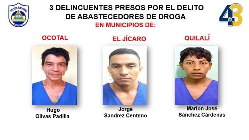 Tras las rejas 6 sujetos de peligrosidad en Nueva Segovia Managua. Por Jerson Dumas. Radio La Primerísima