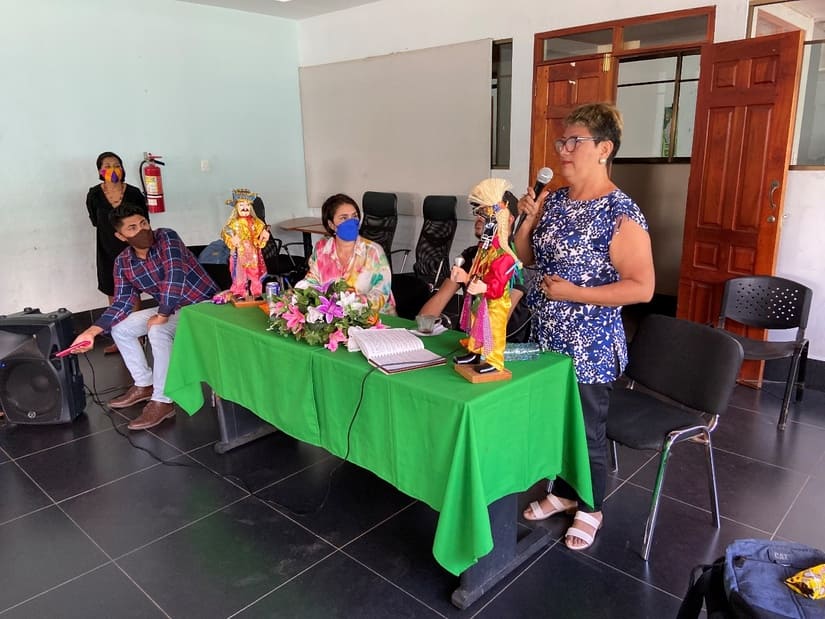 Experta de UNESCO sostiene encuentro con tradicionalistas en Diriamba Managua. Radio La Primerísima
